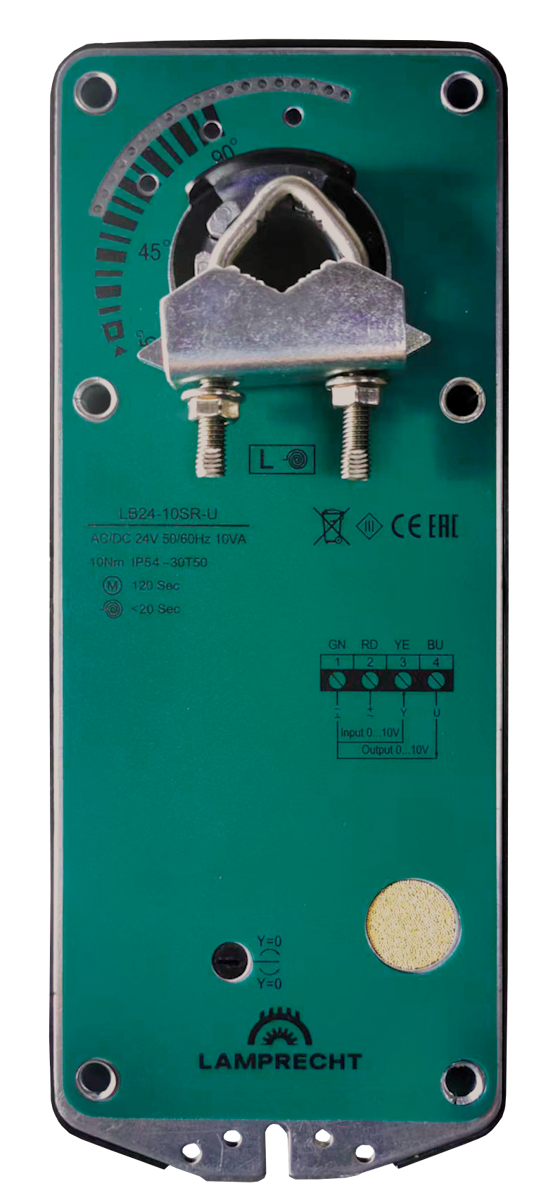 Электроприводы с возвратной пружиной LB24-10SR-U