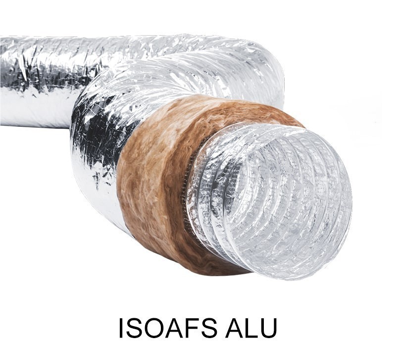 Воздуховод гибкий изолированный 406х10 (ISOAFS-ALUSHINE ECOSOFT)