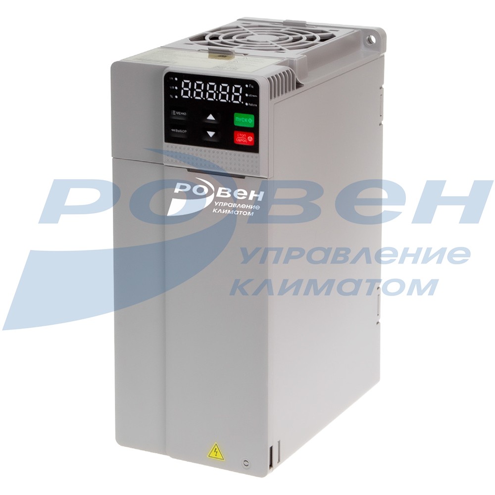 Преобразователь частоты RW-11 0,75 кВт, 3,0 А, 380-480 В, IP 20 с панелью управления (RW11005)