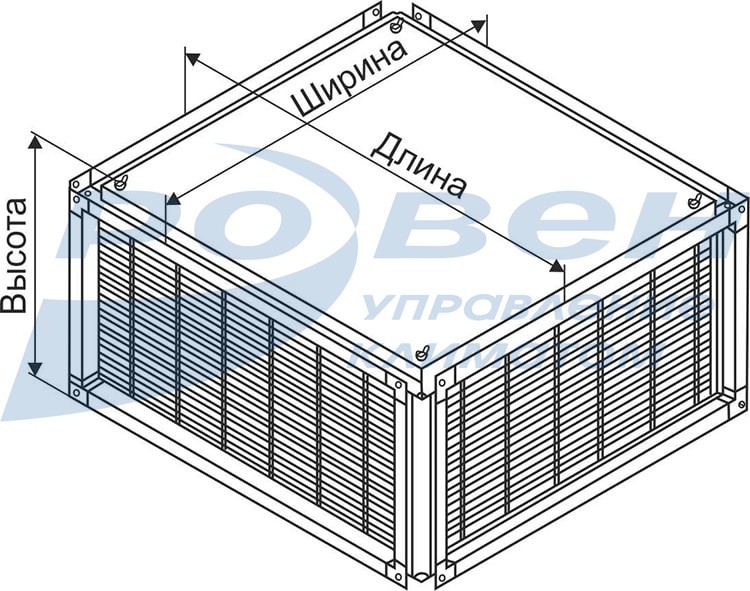 Рекуператор RVP-RPX 40-20