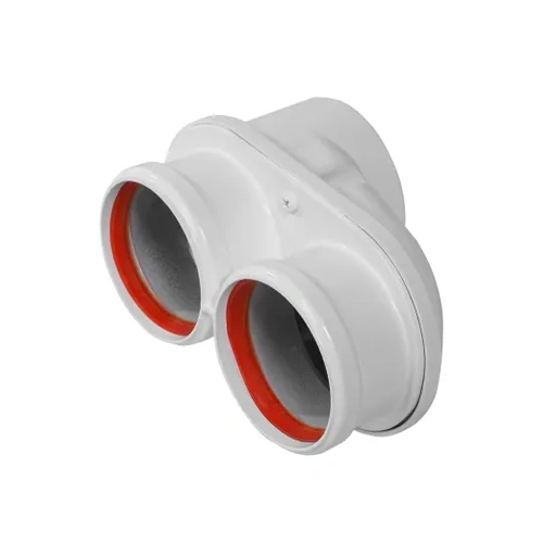 Адаптер моноблочный Royal Thermo 60/100 для перехода на двухтрубную систему 80/80 (универсальный)