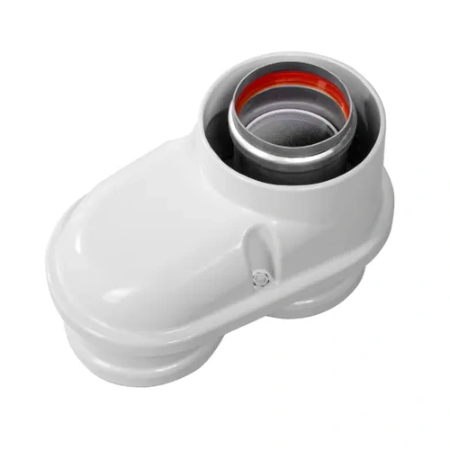 Адаптер моноблочный Royal Thermo 60/100 для перехода на двухтрубную систему 80/80 (универсальный)