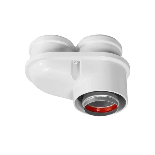 Адаптер моноблочный Royal Thermo 60/100 для перехода на двухтрубную систему 80/80 (универсальный)