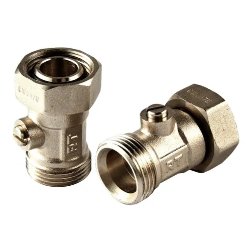 Клапаны Royal Thermo запорные нижнего подключения прямые раздельные 3/4х3/4ЕК (упак_2шт)