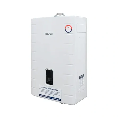 Котел газовый KITURAMI World Alpha S-24 настенный, 2 конт., закр.кам.сгор. нерж.