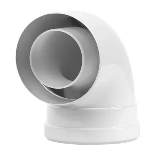 Отвод коаксиальный Royal Thermo 80/125, 90 гр. M/F для конденсационных котлов